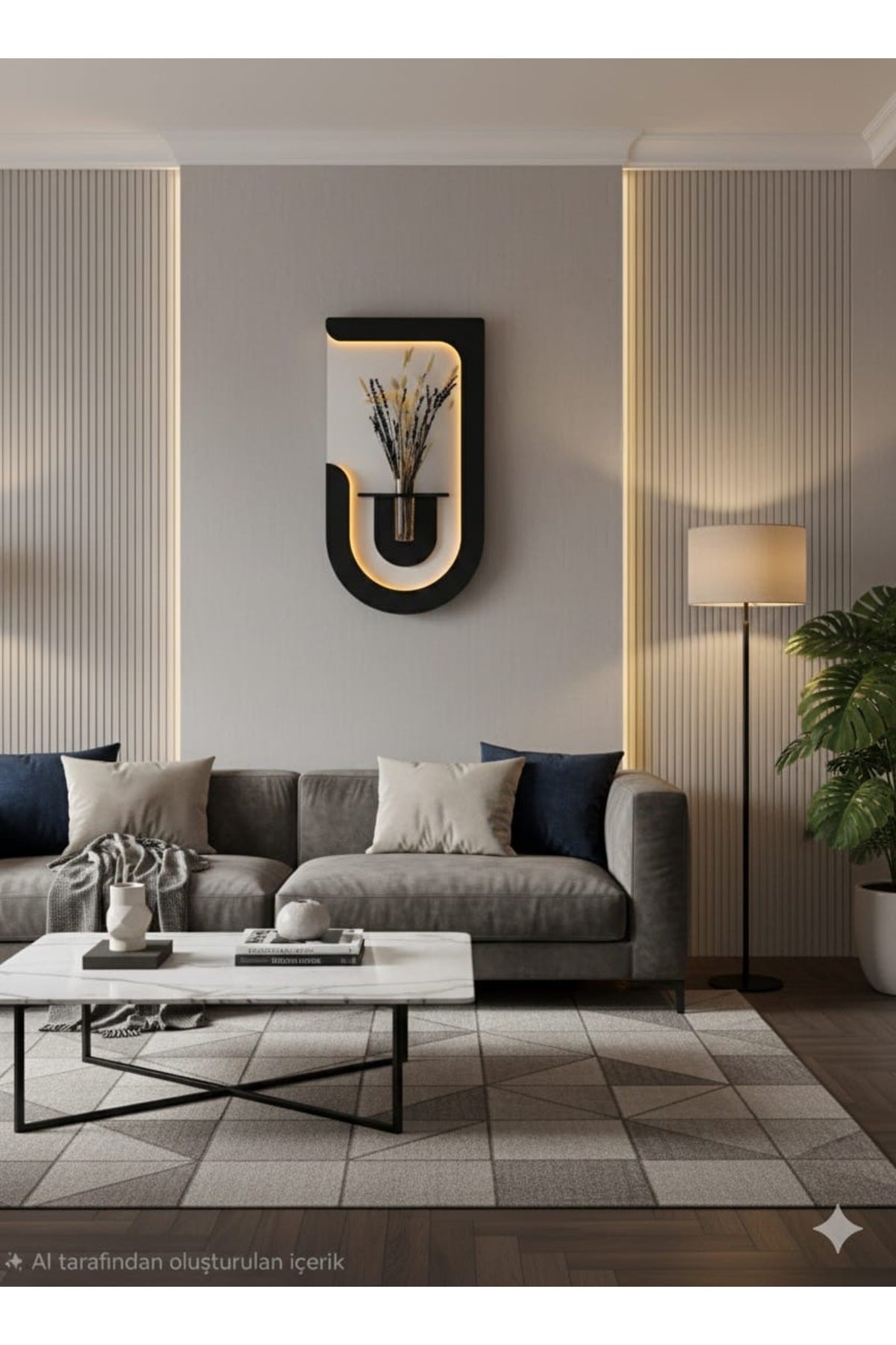 Decor&More 'Sessiz Kıyı' Led Tablo🌙