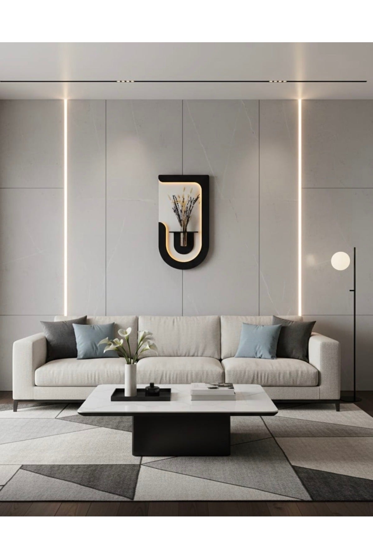 Decor&More 'Sessiz Kıyı' Led Tablo🌙